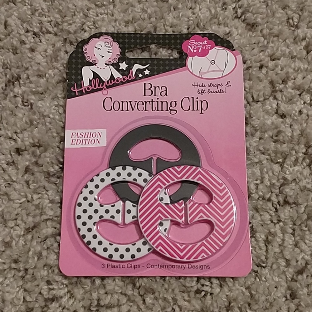 NWOT bra converting clips